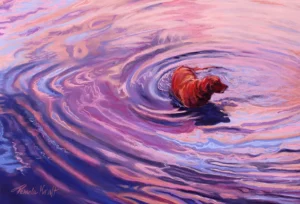 happy hour pastel by Pamela Kraft