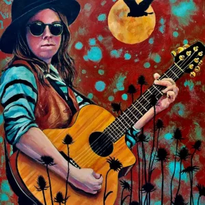 omen acrylic by Pamela Kraft