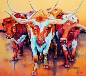 Pamela Kraft power steering watercolor