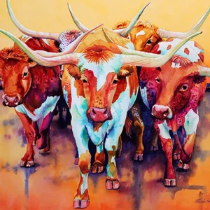 Pamela Kraft power steering watercolor