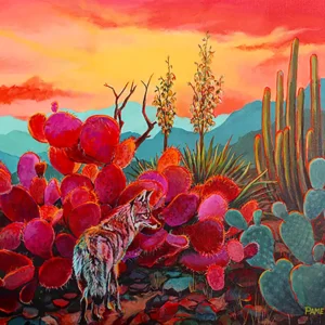 watcher in the glow by Pamela Kraft