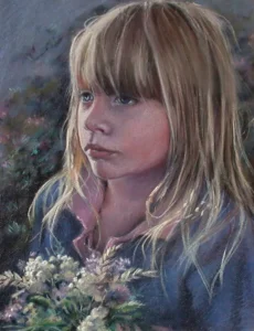 wildflowers pastel by Pamela Kraft